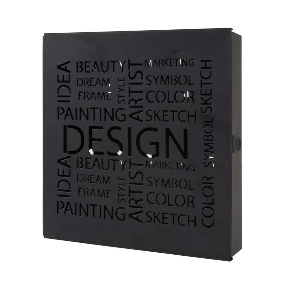 Wohnen Schlüsselschrank Joaquin in Schwarz