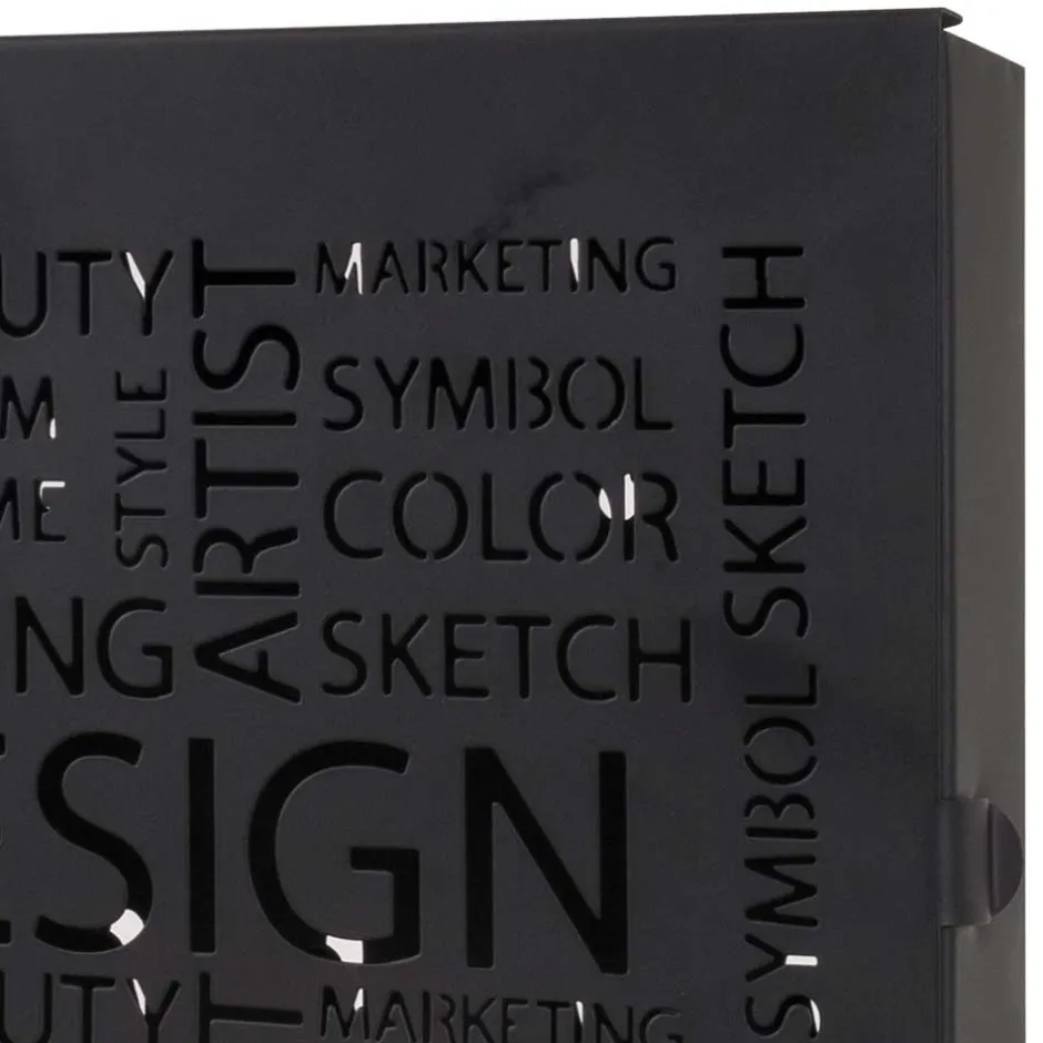 Wohnen Schlüsselschrank Joaquin in Schwarz