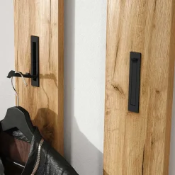 Wohnen Schmale Garderobe mit drei Klapphaken - Huesca