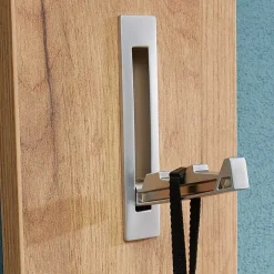 Schmales Garderoben Paneel Reestyl in Eichefarben^Wohnen Outlet