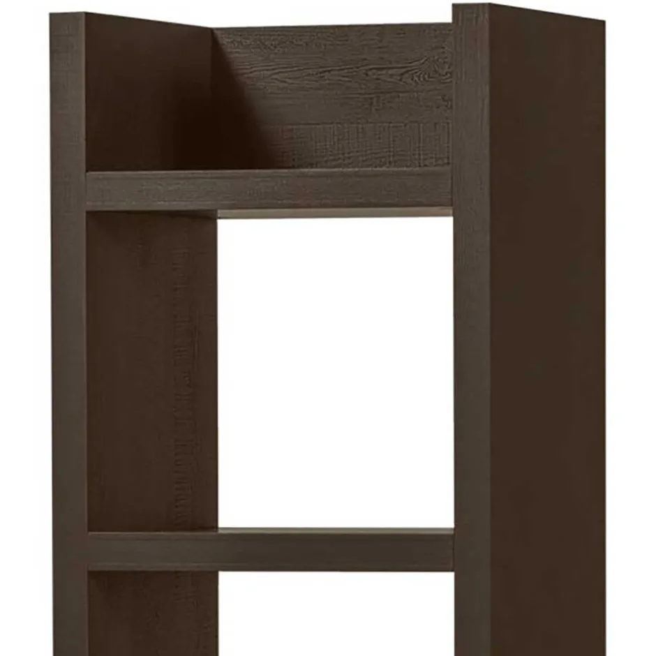 Wohnen Schmales Regal in Dunkelbraun - Belpasso