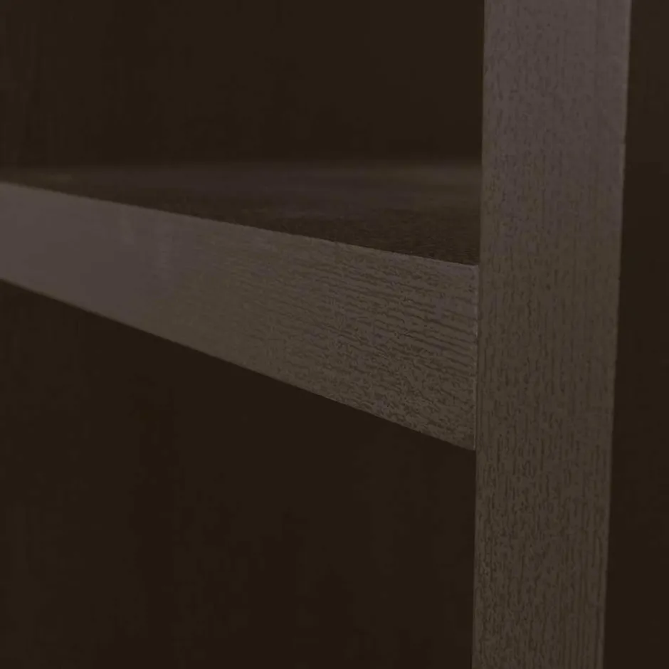 Wohnen Schmales Regal in Dunkelbraun - Belpasso