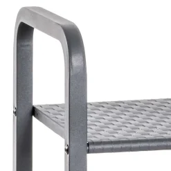 Schmales Standregal aus grauem Stahl - Pazionan^Wohnen Outlet