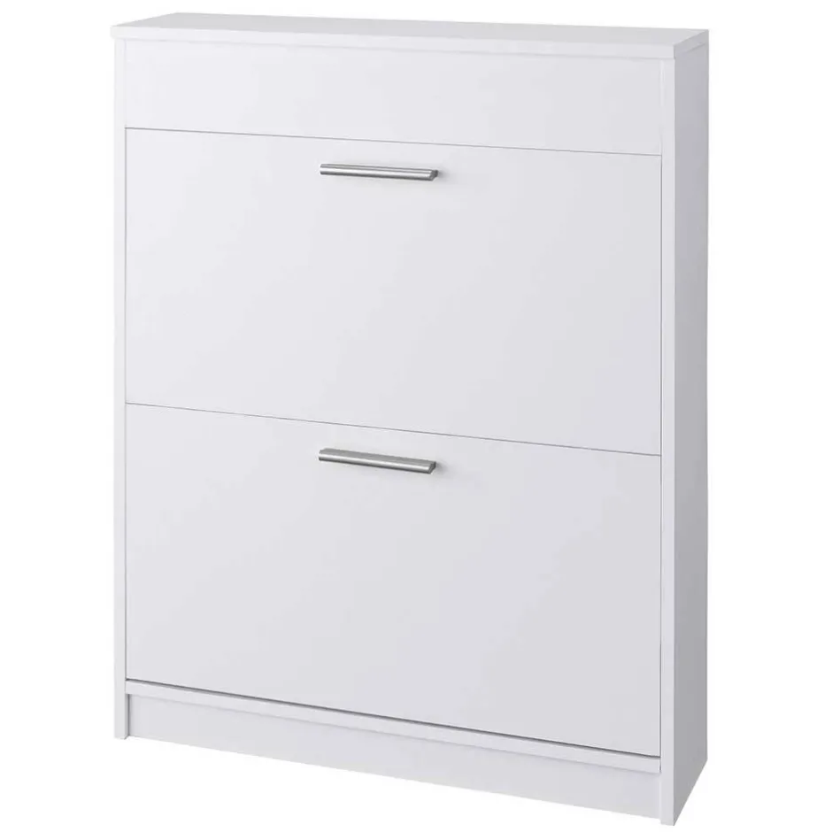 Wohnen Schrank für Schuhe in Weiß modern - Casimir