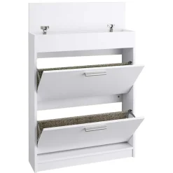 Wohnen Schrank für Schuhe in Weiß modern - Casimir