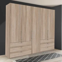 Wohnen Schrank fürs Schlafzimmer in Holz Nachbildung - Zayun