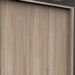 Wohnen Schrank fürs Schlafzimmer in Holz Nachbildung - Zayun