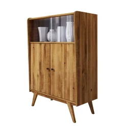Schrank im Mid Century Stil aus Wildeiche Holz - Hardus^Wohnen New
