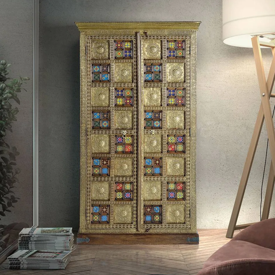 Wohnen Schrank im Orient Design mit bunten Kacheln - Danascov