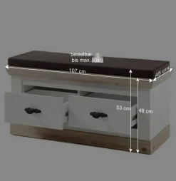Schrank mit Spiegeltür & Garderobe - Nedita (dreiteilig)^Wohnen Online