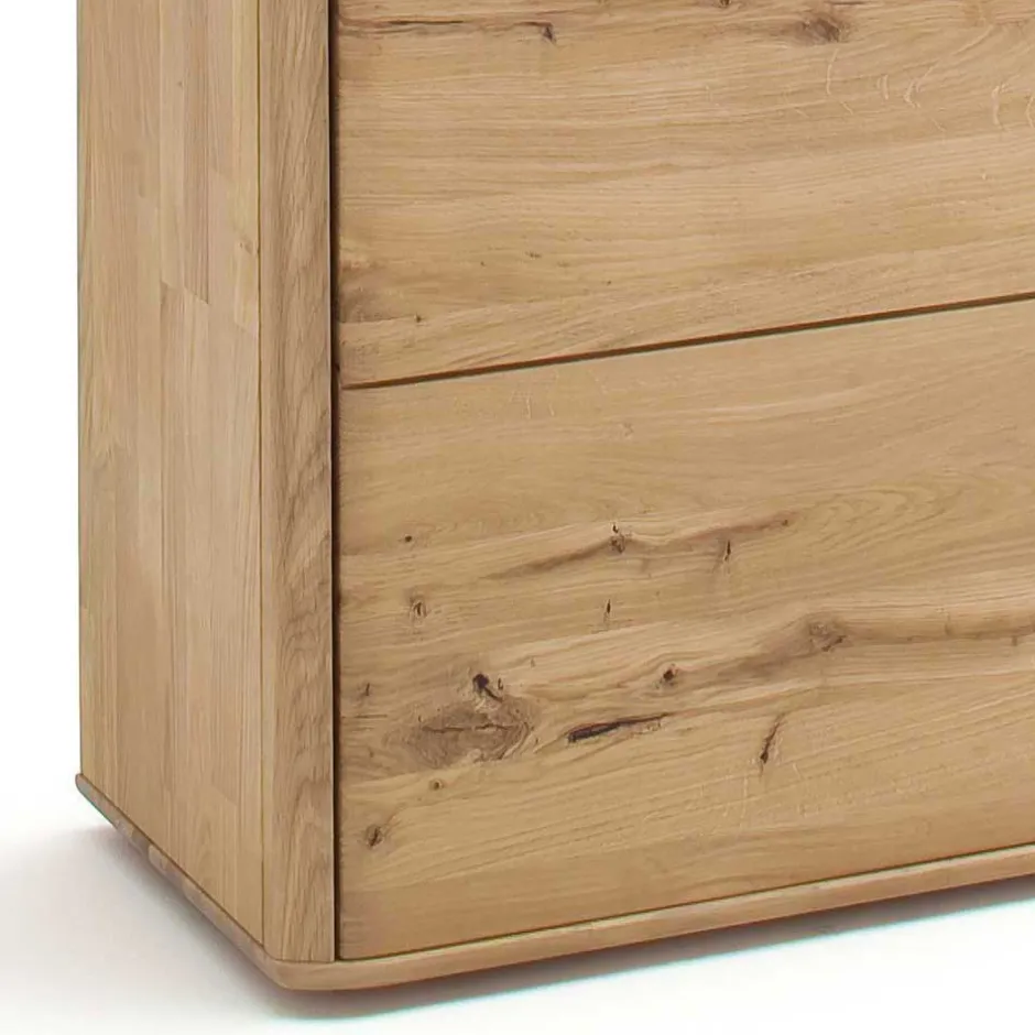 Schrank Vitrine aus Eiche Massivholz - Destal^Wohnen Discount