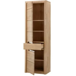 Wohnen Schrankwand Croconia aus Wildeiche massiv (dreiteilig)