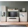 Schrankwand Wohnzimmer in Weiß - Hazime (vierteilig)^Wohnen
