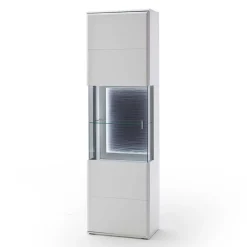 Schrankwand Wohnzimmer in Weiß - Hazime (vierteilig)^Wohnen