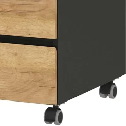 Wohnen Schreibtisch & Rollcontainer 158x79 cm - Contrage (zweiteilig)