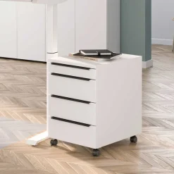 Wohnen Schreibtisch & Rollcontainer Set - Sparkle (zweiteilig)