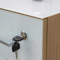 Wohnen Schreibtisch & Rollcontainer & Schrank - Laszlo (dreiteilig)