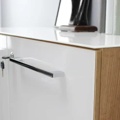 Wohnen Schreibtisch & Rollcontainer & Schrank - Laszlo (dreiteilig)