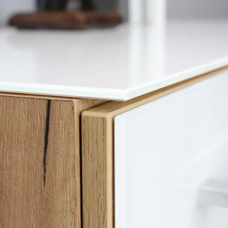 Wohnen Schreibtisch & Rollcontainer & Schrank - Laszlo (dreiteilig)