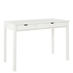 Kinder Wohnen Schreibtisch aus Holz in Weiß lackiert - Jaisa