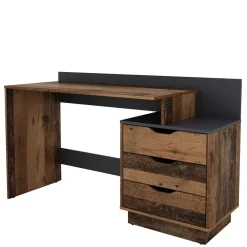 Schreibtisch in Altholz Optik mit Anthrazit - Georgia^Wohnen Sale
