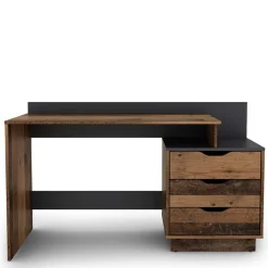 Schreibtisch in Altholz Optik mit Anthrazit - Georgia^Wohnen Sale