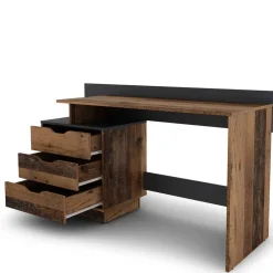 Schreibtisch in Altholz Optik mit Anthrazit - Georgia^Wohnen Sale