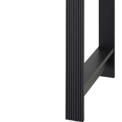 Wohnen Schreibtisch in Dunkelgrau & Eiche Optik - Joe