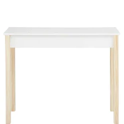 Kinder Wohnen Schreibtisch in Weiß mit Kiefer - Cayman