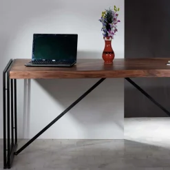 Wohnen Schreibtisch Mendoza aus Akazie Massivholz