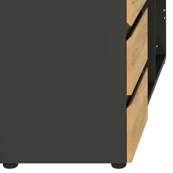 Kinder Wohnen Schreibtisch mit Regal - 4 Fächer & 3 Schubladen - Contrage