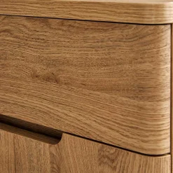 Schreibtisch mit Seitenregal in Eiche Optik - Abacho^Wohnen Hot