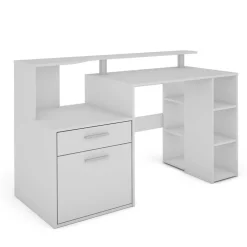 Schreibtisch mit Stauraum und Aufsatz - Caveira^Wohnen Sale