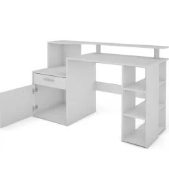 Schreibtisch mit Stauraum und Aufsatz - Caveira^Wohnen Sale