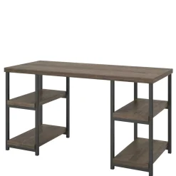 Wohnen Schreibtisch mit vier offenen Fächern - Olavio