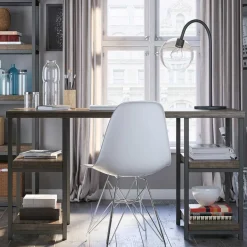 Wohnen Schreibtisch mit vier offenen Fächern - Olavio