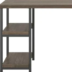 Wohnen Schreibtisch mit vier offenen Fächern - Olavio