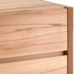 Schreibtisch Rollcontainer aus Massivholz - Senklas^Wohnen Outlet