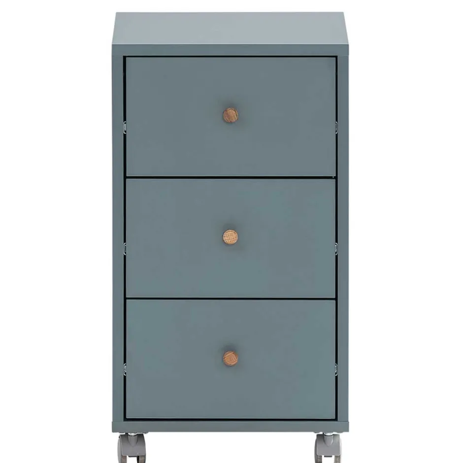 Schreibtisch Rollcontainer in Petrol - Baiamare^Wohnen Online