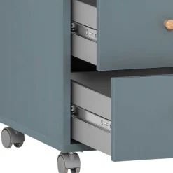 Schreibtisch Rollcontainer in Petrol - Baiamare^Wohnen Online