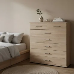 Schubkastenkommode Rommino in Eiche Sägerau^Wohnen