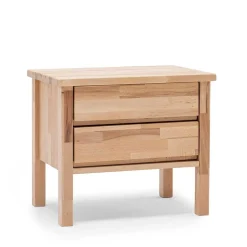 Wohnen Schubladen Nachtschrank Emena aus Massivholz Kernbuche