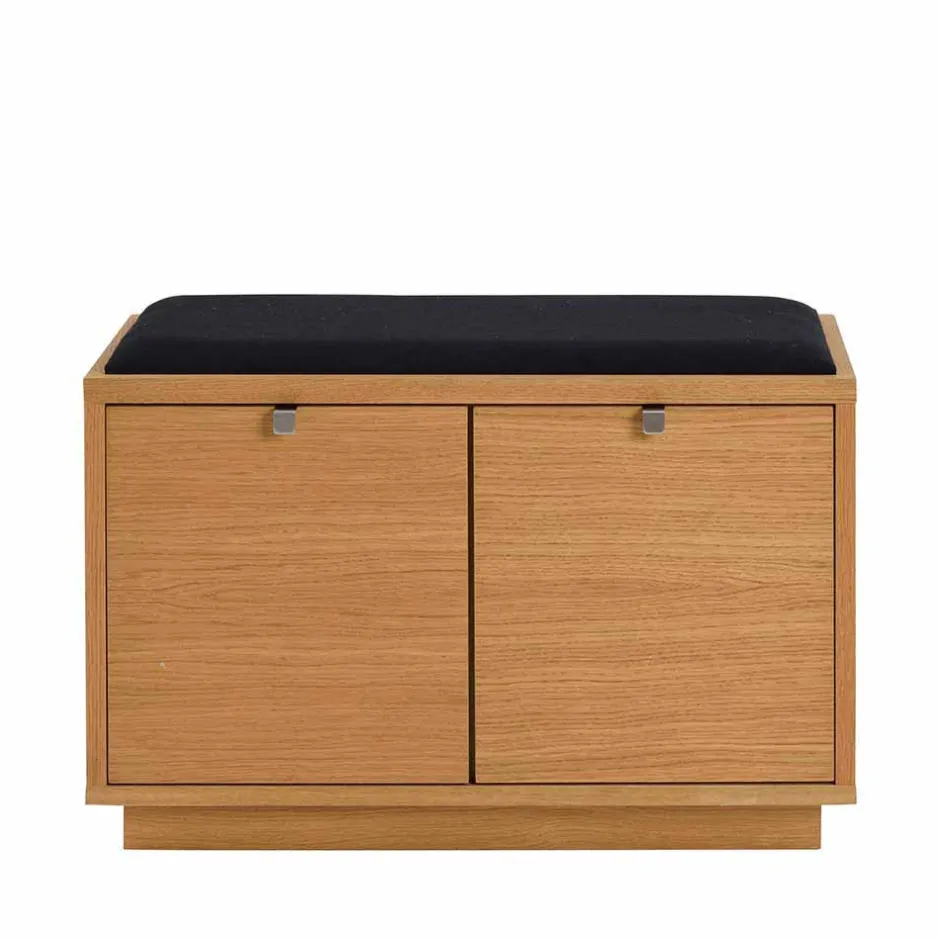 Wohnen Schubladen Sitzbank Helvana mitr Eiche furniert