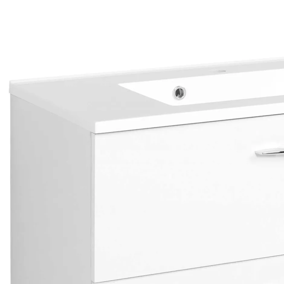 Schubladen Waschtisch in Weiß - Lartemo^Wohnen