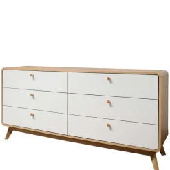 6-Schubladen-Kommode im Scandi Chic - Jendren^Wohnen Outlet