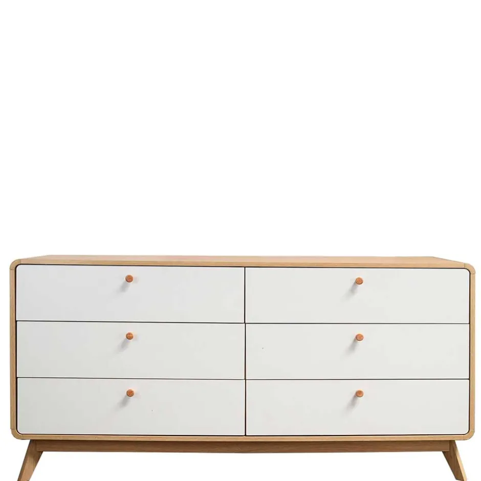 6-Schubladen-Kommode im Scandi Chic - Jendren^Wohnen Outlet