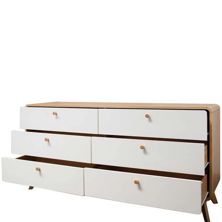 6-Schubladen-Kommode im Scandi Chic - Jendren^Wohnen Outlet