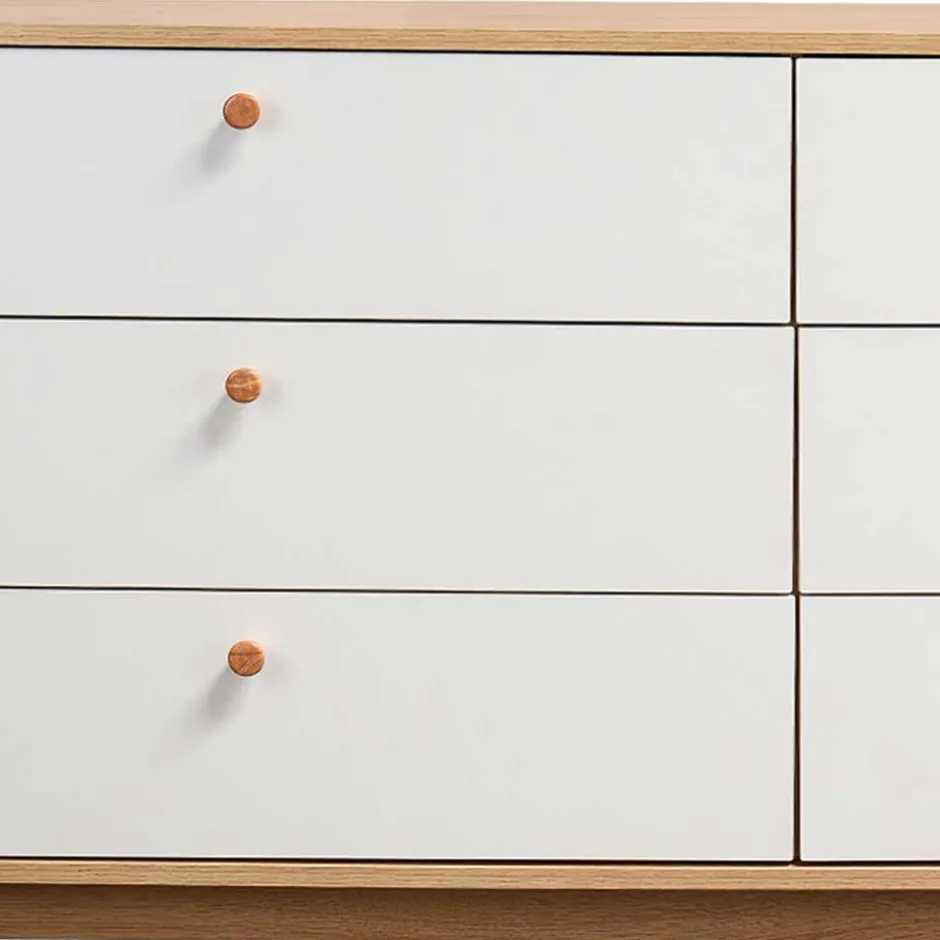 6-Schubladen-Kommode im Scandi Chic - Jendren^Wohnen Outlet