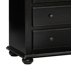 Wohnen Schubladenkommode Mamaia in Schwarz