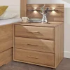 Schubladen-Nachtschrank Anglesia in Eiche teilmassiv (2er Set)^Wohnen Sale